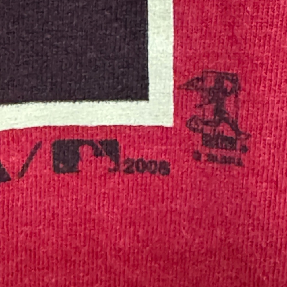 Y2K Retro MLB Arizona Diamondbacks Byrnes #22 Men's XL Red D-backs T-Shirt - Picture 3 of 6